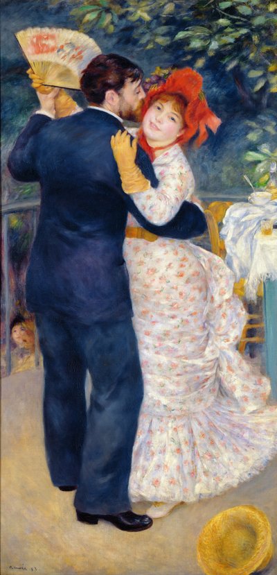 A Dance in the Country, 1883 by Pierre Auguste Renoir